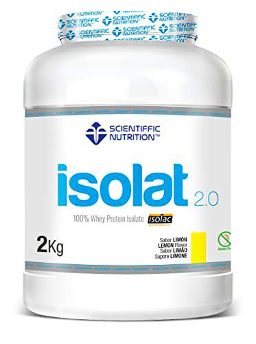 Scientiffic Nutrition - Isolat 2.0, Whey Protein, Suplemento de Proteina Aislada ISO con Lactasa