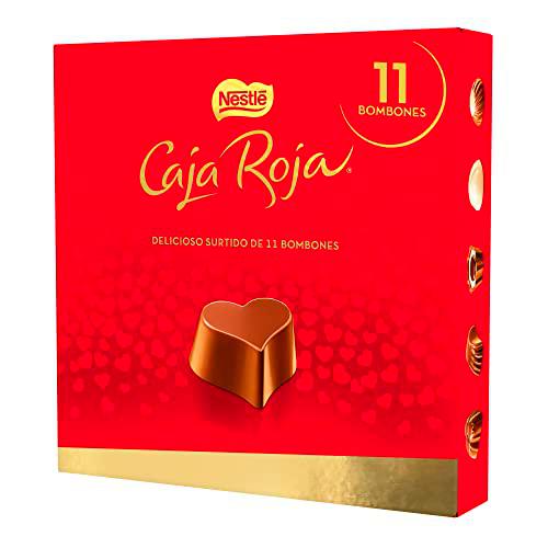 Nestlé Caja Roja Bombones de Chocolate - Estuche de bombones12x100g