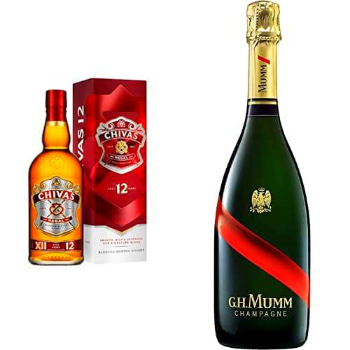 Chivas Regal 12 años Whisky Escocés de Mezcla - 700 ml + Mumm Grand Cordon Brut Champagne