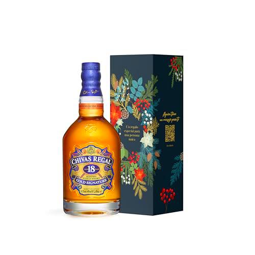 Chivas Regal 18 años Whisky Escocés de Mezcla Premium Estuche Regalo con vídeo dedicatoria