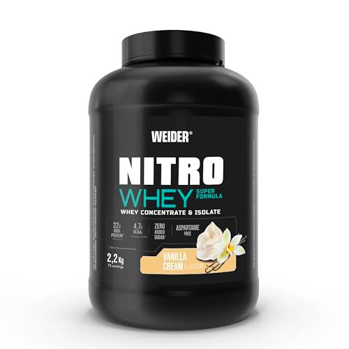 Weider Nitro Whey Super Formula (2,2kg) Sabor Crema de Vainilla