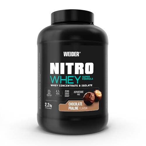 Weider Nitro Whey Super Formula (2,2kg) Sabor Chocolate Praliné