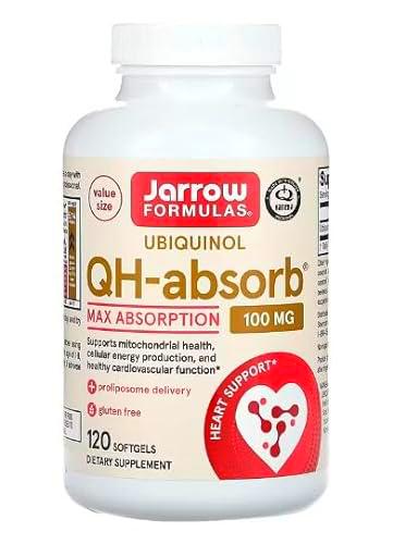 Jarrow Formulas Ubiquinol QH-absorb 100mg - 120 Softgels