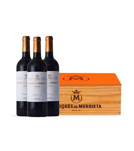 Marqués de Murrieta 2019. Caja Madera 3 botellas 0,75L