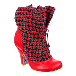 Irregular Choice Marshmallow Mountain, Botas de Moda Mujer, Red, 48 EU