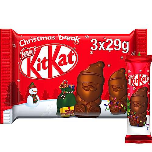 KIT KAT figuritas de chocolate Papá Noel 20 Paquetes (3x29g)