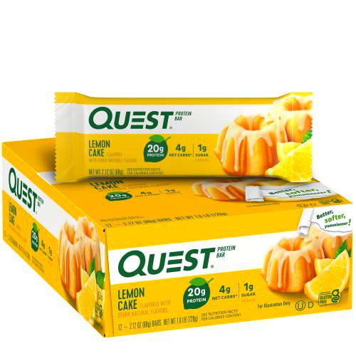 Quest Nutrition Bar 12x60g Lemon Cake