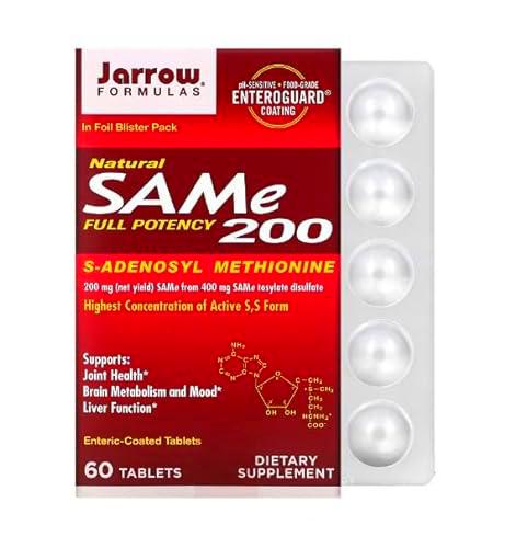 Jarrow Formulas SAMe 200-60 tabs: Mejora el estado de ánimo y el bienestar