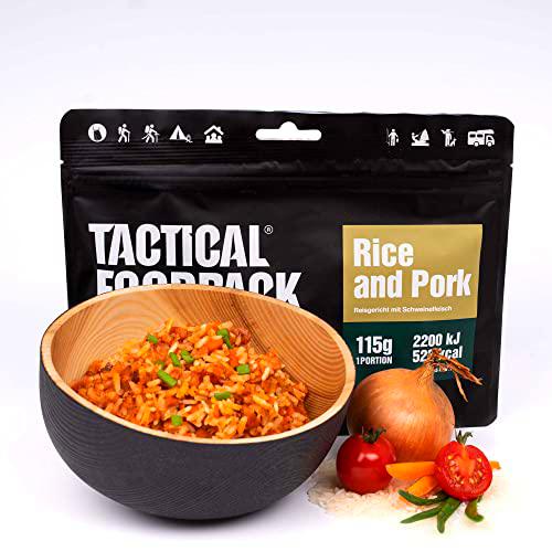 Tactical Foodpack Rice and Pork multipack - 25 platos liofilizados