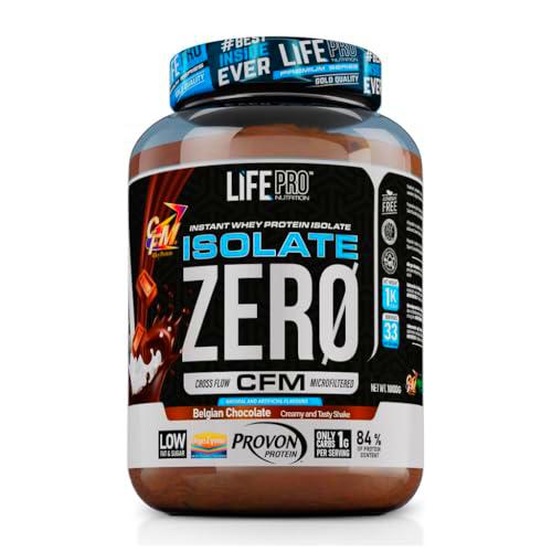 Life Pro Isolate Zero 1Kg | Alimento Deportivo de Proteína de Suero Aislada