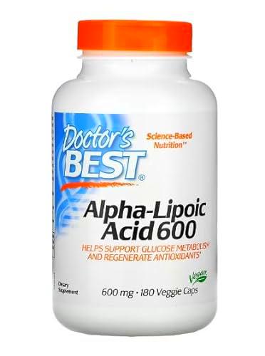 Doctor's Best - Ácido Alfa Lipoico 600mg - Potente Antioxidante