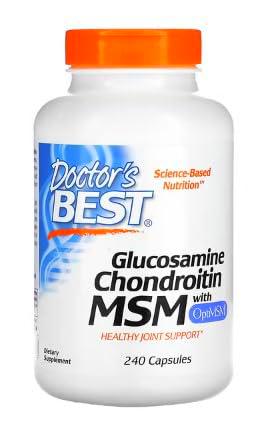 Doctor's Best Glucosamina, Condroitina y MSM con OptiMSM