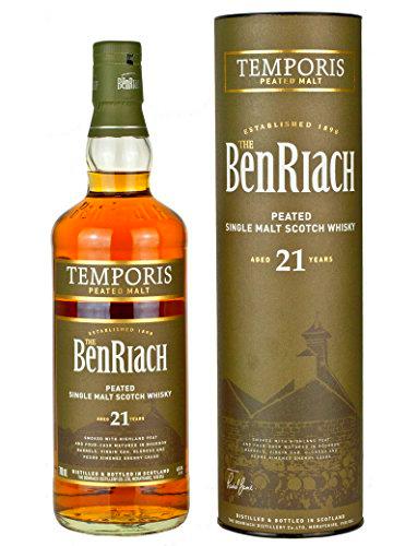 BenRiach 21 años Turbado Whisky Escocés Single Malt 46% Vol. de Alcohol