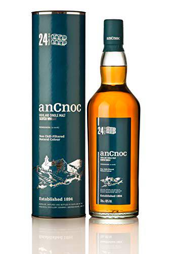 AnCnoc 24 Años de Edad Whisky Escocés de Malta Individual