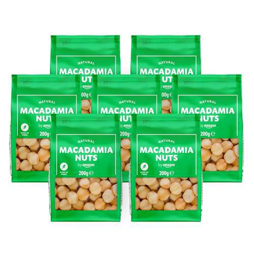 by Amazon - nueces de macadamia, 200 g (paquete de 7)