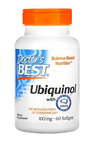 Doctor's Best Ubiquinol con Kaneka QH, 100mg - 60 cápsulas blandas