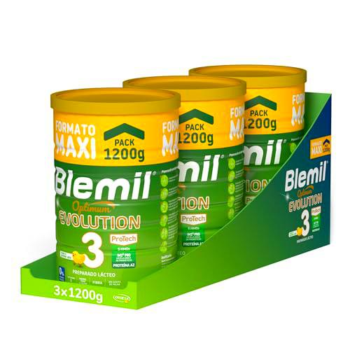 Blemil 3 Optimum Evolution 3PACK - Leche de Crecimiento en Polvo para Niños de 1 a 3 años