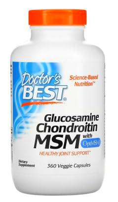 Doctor's Best Glucosamina, Condroitina y MSM con OptiMSM