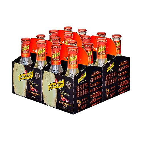 Schweppes Selection Ginger Beer - Vidrio, Pack 6 cestas 4 x 20 cl (total: 24 botellas)