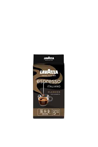 Lavazza, Espresso Italiano Classico, Café Molido, Ideal para Moka