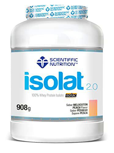 Scientiffic Nutrition - Isolat 2.0, Whey Protein, Suplemento de Proteina Aislada ISO con Lactasa