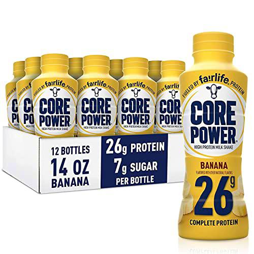 Core Power High Protein Shake 26g Protein Banana 12x414ml