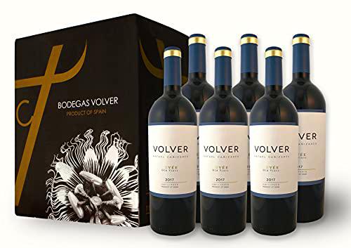 BODEGAS Y VIÑEDOS VOLVER | Vino Tinto Volver Cuvée | Variedades Tempranillo y Cabernet Sauvignon | Vinos de la Tierra de Castilla | Cosecha de 2015 | (6 Botellas x 750 ml) |