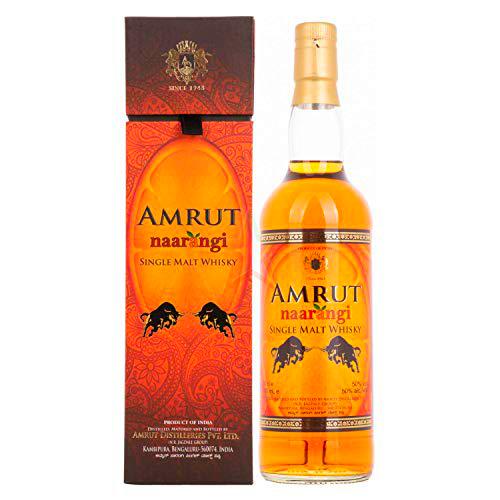 Amrut Indian NAARANGI Single Malt Whisky 50% - 700 ml in Giftbox