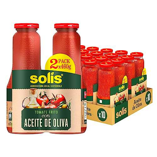 SOLÍS Tomate Frito con Aceite de Oliva Frasco Cristal Bipack