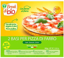 Probios Break&amp;Bio Base Para Pizza de Espelta - 10 paquetes