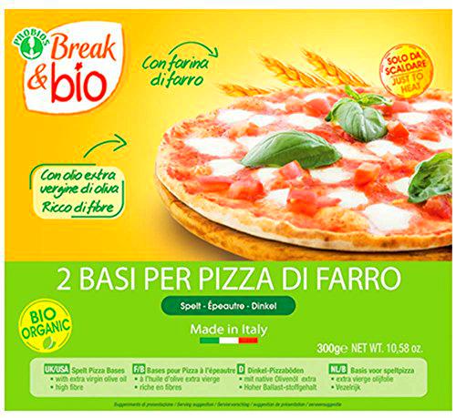 Probios Break&amp;Bio Base Para Pizza de Espelta - 10 paquetes