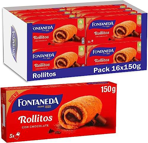 Fontaneda Rollitos de Bizcocho con Crema de Chocolate 150g