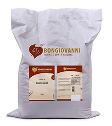 Bongiovanni Farine e Bonta' Naturali Harina de Trigo Quemada 5Kg 5000 g