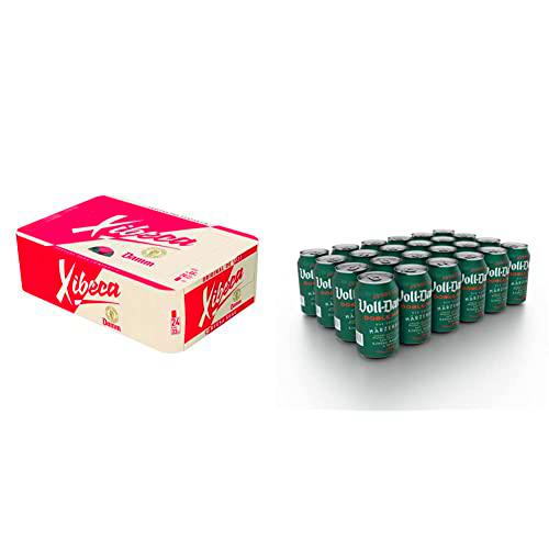 Xibeca Cerveza - Pack de 24 Latas 33cl &amp; Voll- Cerveza