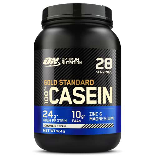 Optimum Nutrition Gold Standard 100% Casein Slow Digesting Protein Powder con Zinc