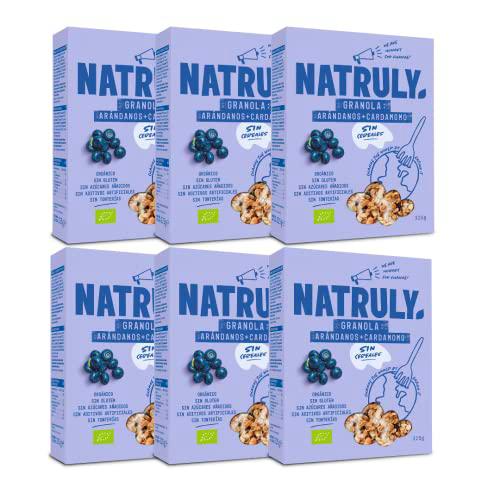 NATRULY Granola BIO Sin Azúcar Refinado, Sin Gluten