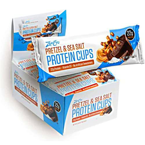 ZenEvo Chocolate Protein Cups - High Protein/Low Carb/Low Sugar/Gluten-Free