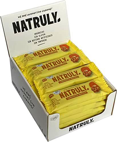 NATRULY Barritas Energéticas BIO Zanahoria + Nueces Sin Azúcar Añadido