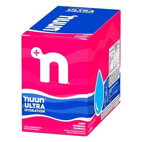 NUUN ULTRA Frambuesa - Comprimidos Efervescentes con electrólitos y Vitamina C