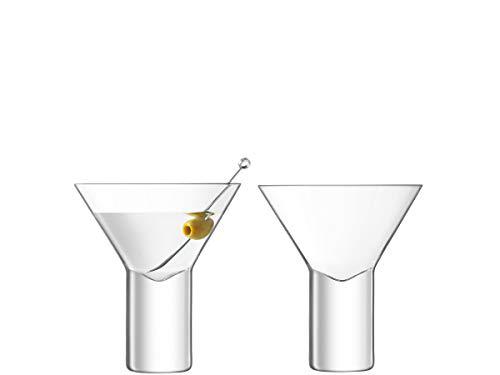 LSA - Vodka Cocktail Glass 240ml Clear x 2