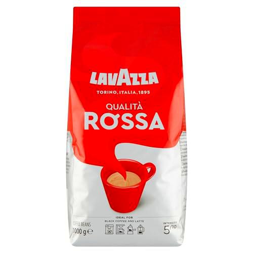 Lavazza Café Qualità Rossa, Café en Grano, pack de 6, 6 x 1000g