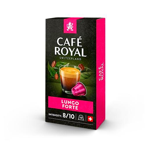 Café Royal Lungo Forte - Cápsulas para cafetera Nespresso (100 unidades