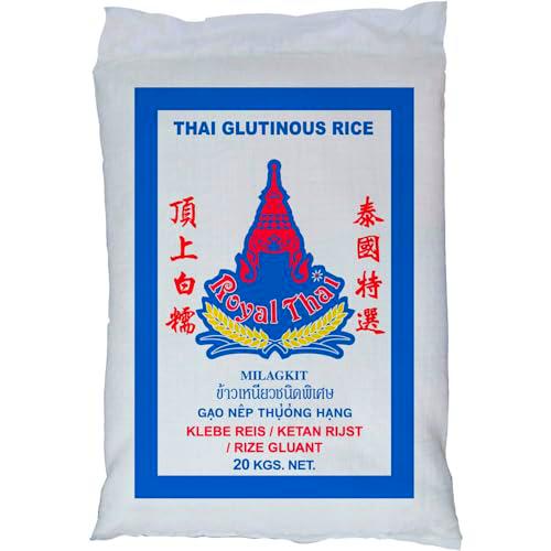 Royal Thai Rice Arroz Glutinoso, 20 Kg