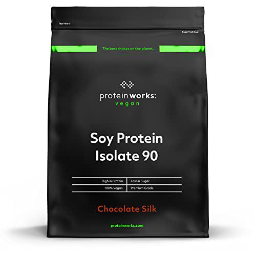 Protein Works| Proteína De Soja 90 (aislado) | Suave | 100% Vegano | Procedente De Fuentes Sostenibles | Bajo En Grasas