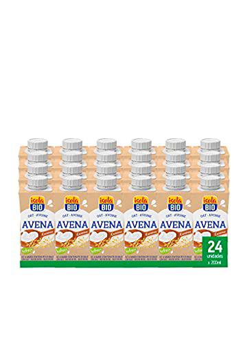 ISOLA BIO - Pack de 24 Unidades de 200 ml de Crema Ecológica de Avena para Cocinar