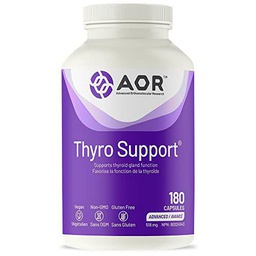 AOR - Thyro Support 180 Capsules - Supports Thyroid Gland Function