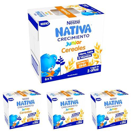 NESTLÉ NATIVA Crecimiento JUNIOR Cereales. Leche crecimiento líquida para niños a partir de 3 años