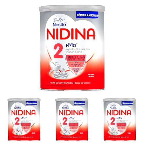 Nestlé Nidina 2- Leche de continuación en polvo para bebés a partir de los 6 meses