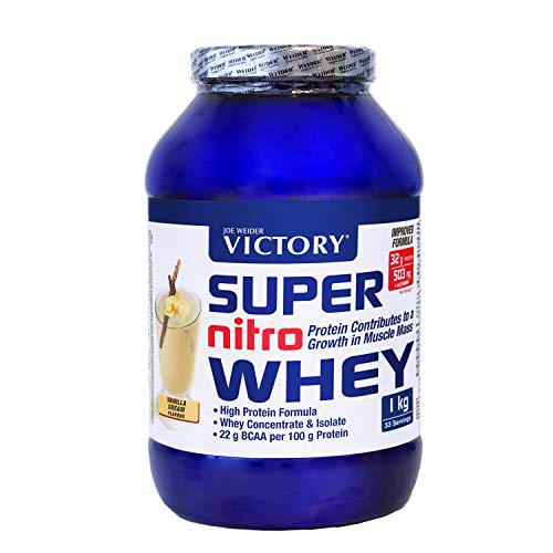 Weider Victory Super Nitro Whey - Crema-Vainilla, 1 kg