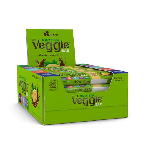 Im Veggie Protein Bar (25 x 50 g) Chocolate - Cacahuete